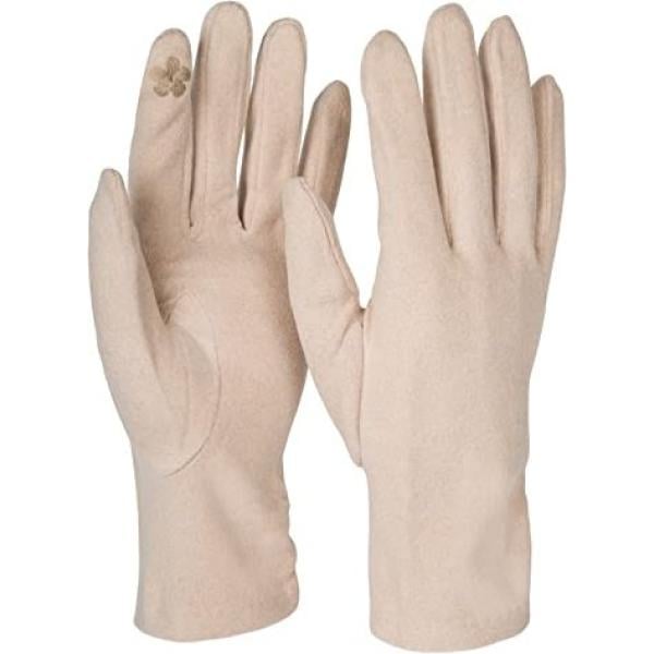 guanti StyleBREAKER marrone tinta unita
