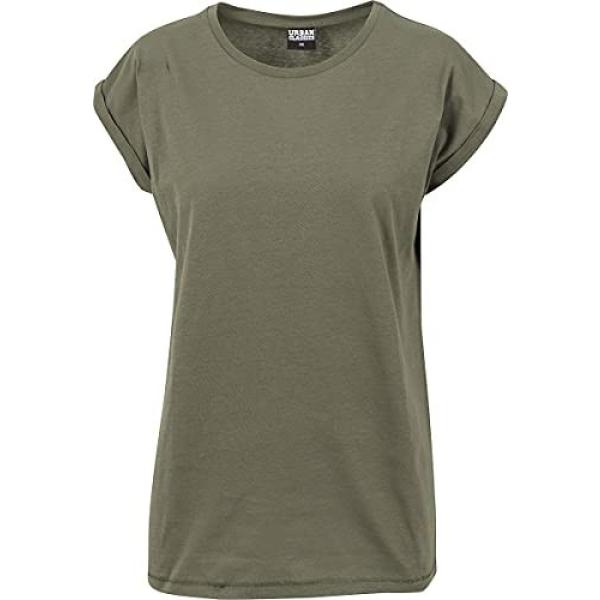 t-shirt Urban Classics verde tinta unita