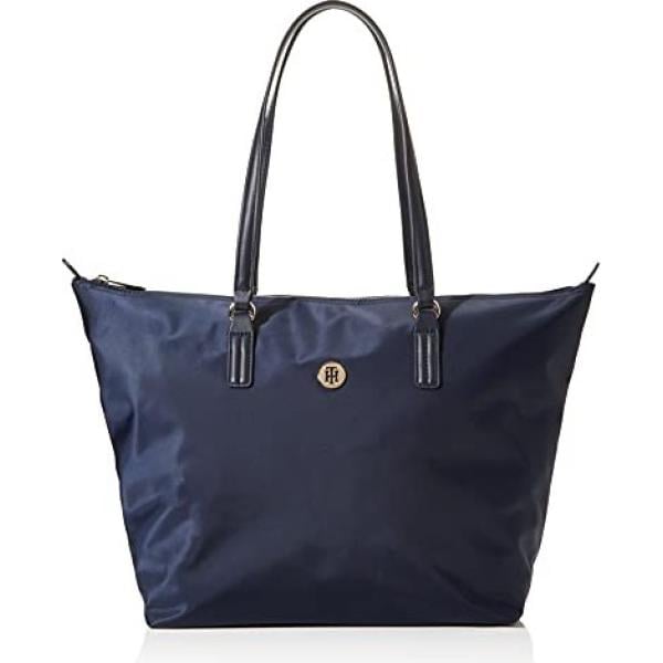 borse tote Tommy Hilfiger blu