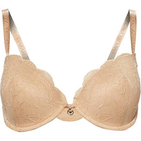 reggiseni push-up Emporio Armani marrone a fiori