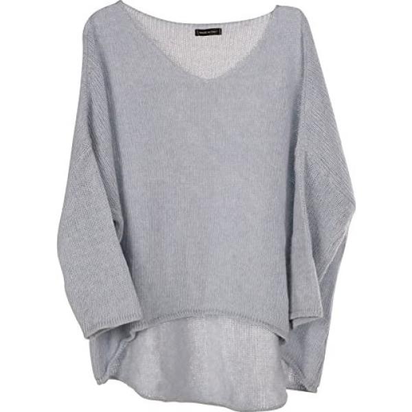 maglieria StyleBREAKER grigio tinta unita