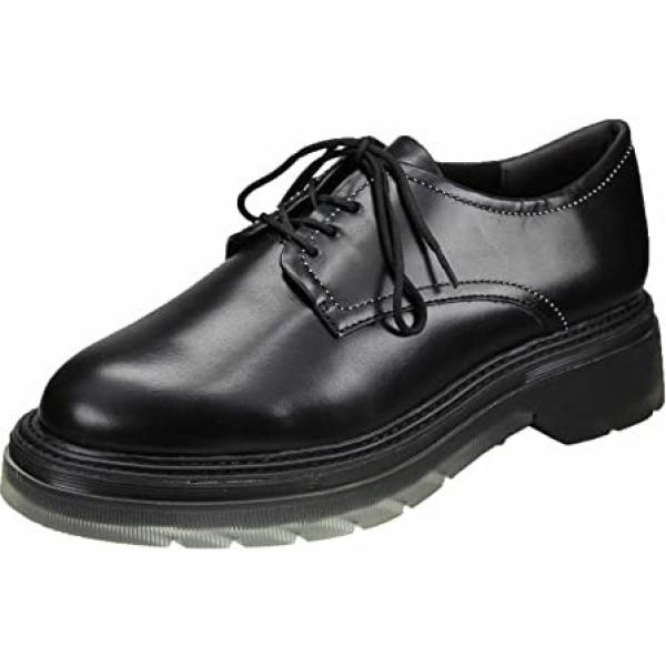 scarpe stringate Tamaris nero