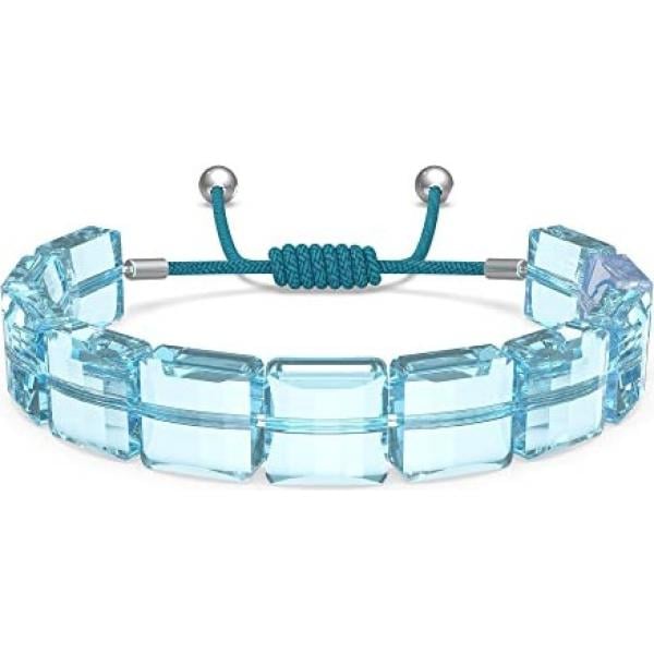 braccialetti Swarovski blu a quadri