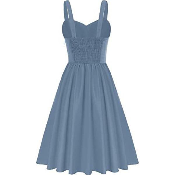 vestiti senza maniche Belle Poque grigio