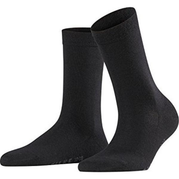 calzini Falke nero tinta unita