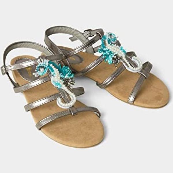 sandali gioiello Joe Browns verde