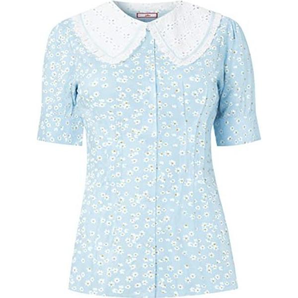 camicie a manica corta Joe Browns blu a fiori