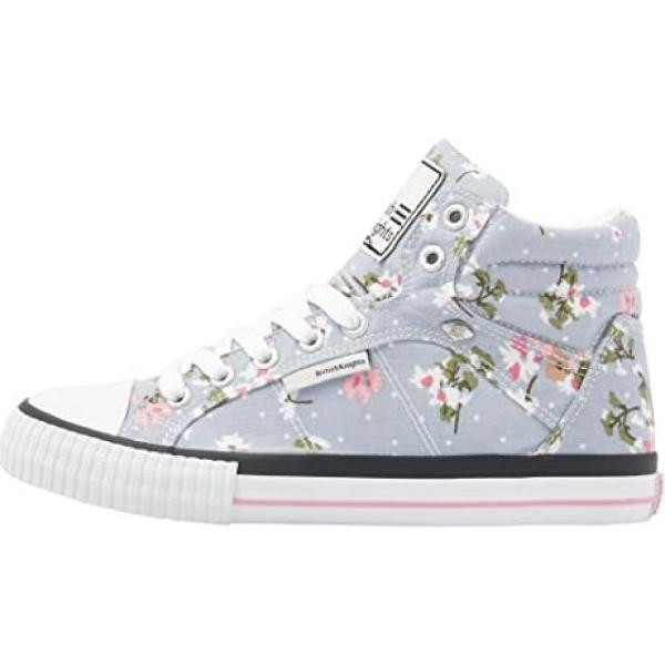 sneakers British Knights grigio a fiori