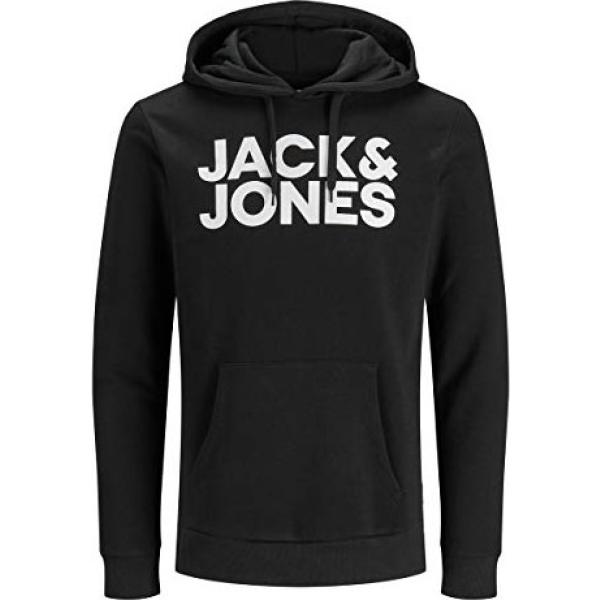 felpe con cappuccio Jack & Jones nero