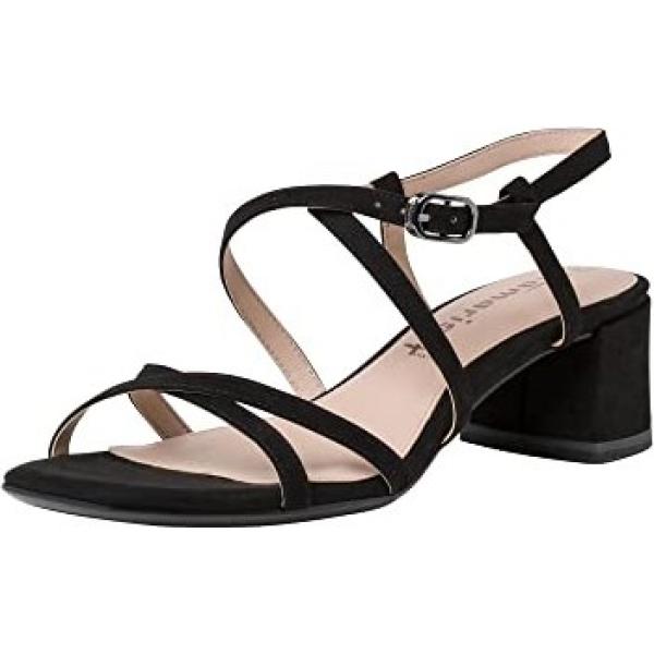 sandali col tacco Tamaris nero