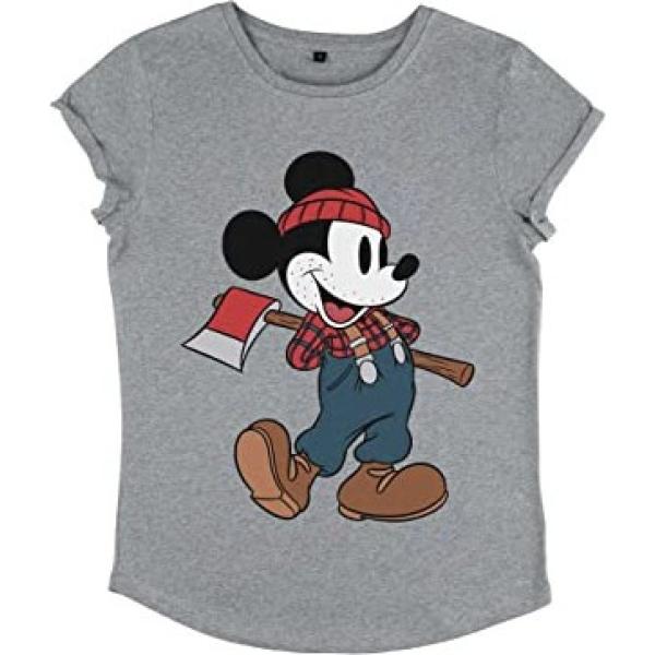 t-shirt Disney grigio con stampe