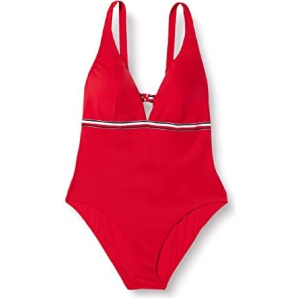 costumi interi Tommy Hilfiger rosso