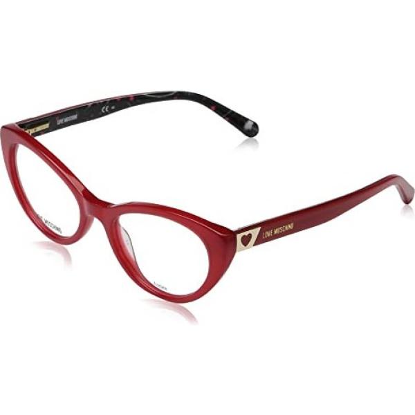 occhiali Love Moschino rosso
