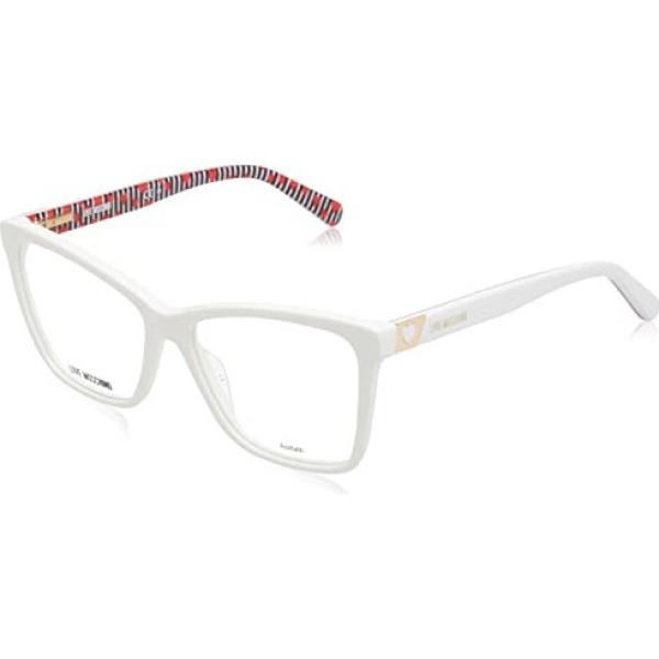 occhiali da sole Love Moschino bianco