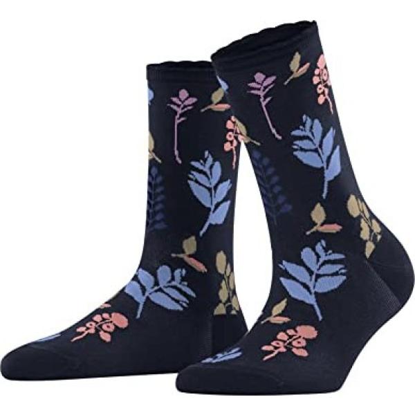 calzini Falke blu a fiori