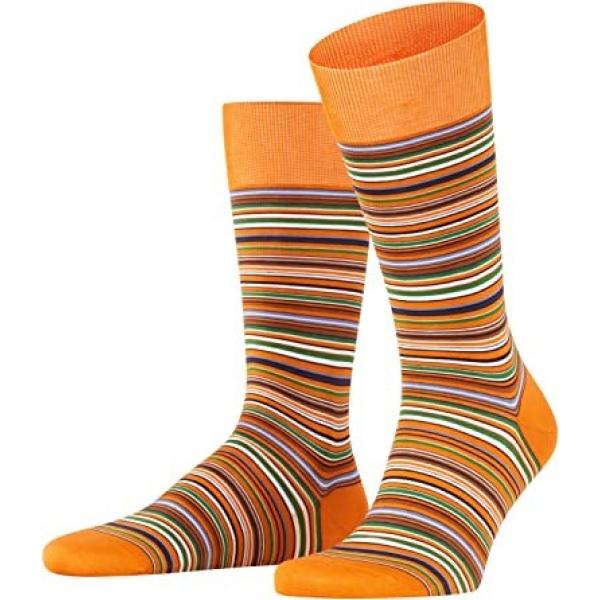 calzini Falke arancione a righe