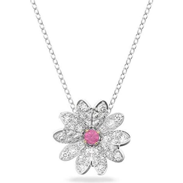 ciondoli Swarovski bianco a fiori