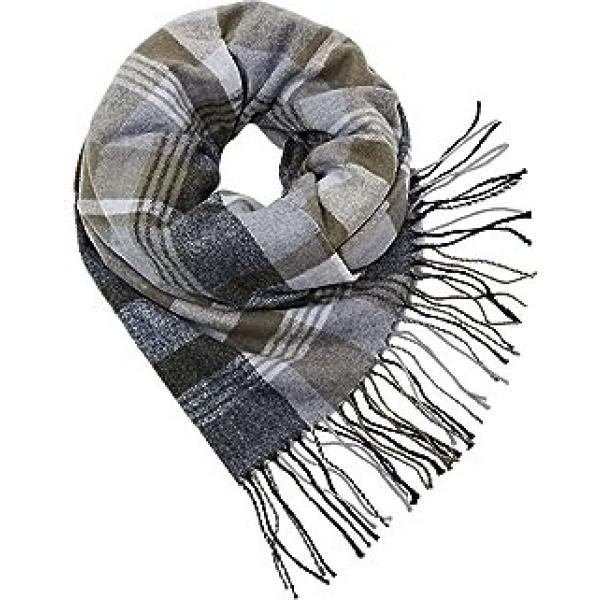 sciarpe Esprit grigio a quadri