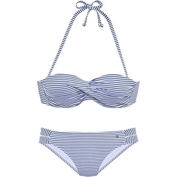 bikini S.Oliver bianco a righe