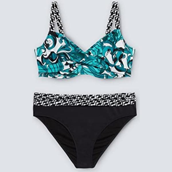 bikini Fiorella Rubino multicolore con stampe