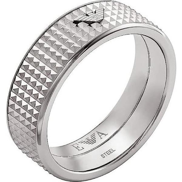 anelli Emporio Armani grigio