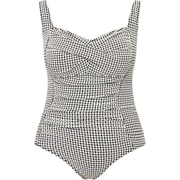 costumi interi Ulla Popken grigio