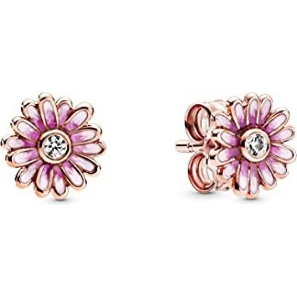 orecchini Pandora bianco a fiori