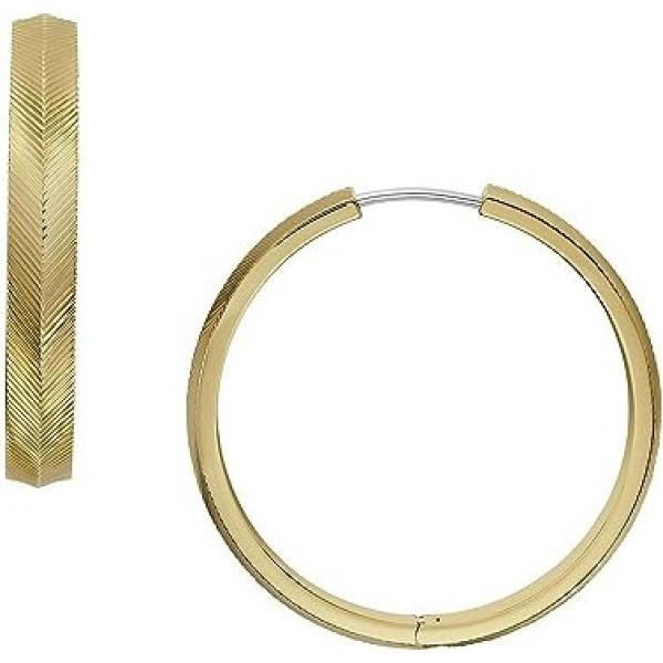 orecchini Fossil marrone
