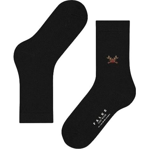 calzini Falke nero tinta unita