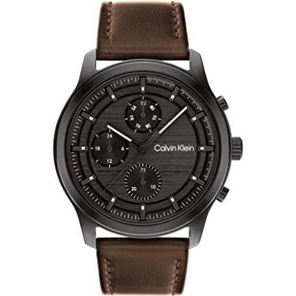 orologi analogici Calvin Klein marrone