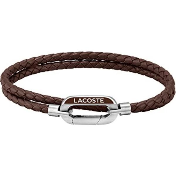braccialetti Lacoste marrone