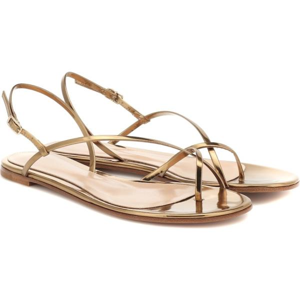 sandali in pelle Gianvito Rossi marrone