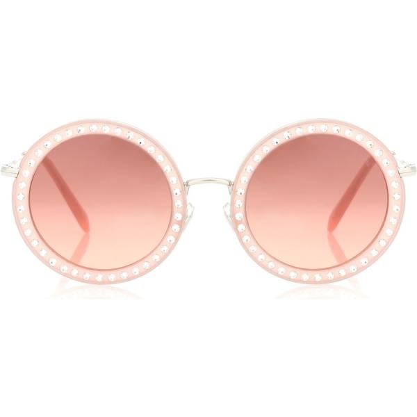 occhiali da sole Miu Miu rosa