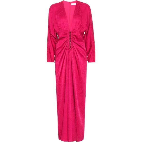 vestiti lunghi Racil rosa animalier