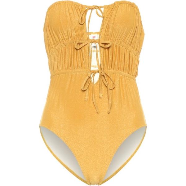costumi interi Solid & Striped giallo