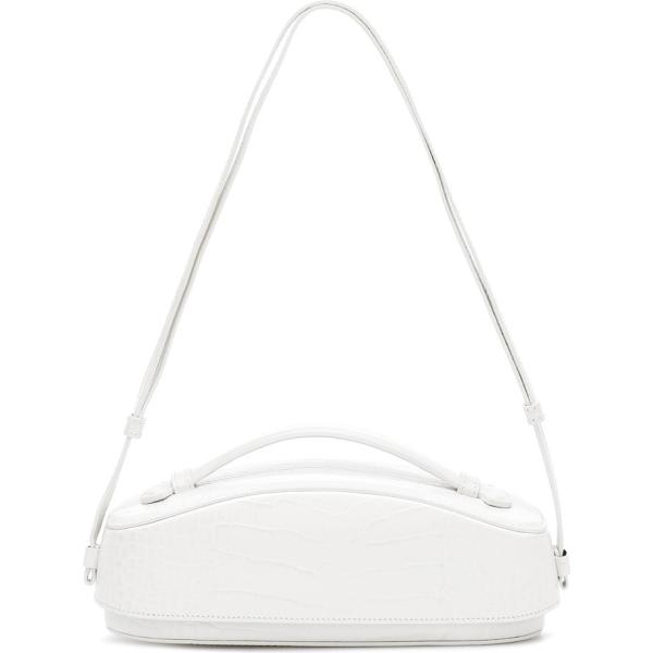 borse a spalla Low classic bianco con stampe