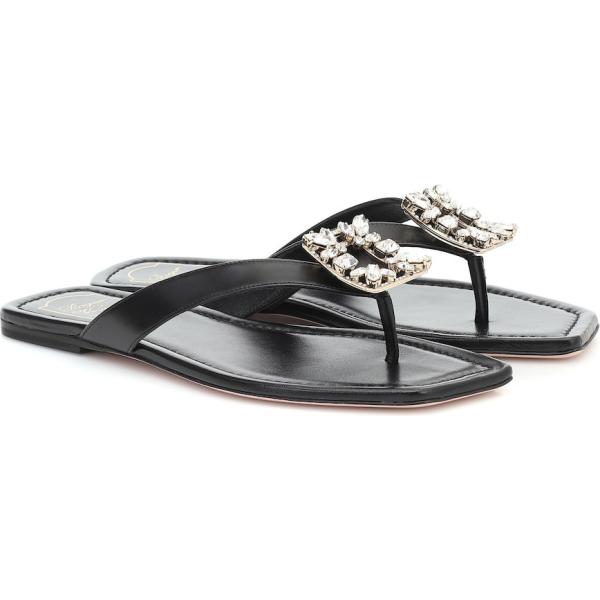 infradito Roger Vivier nero