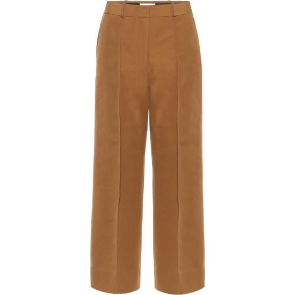 pantaloni capri Victoria Victoria Beckham marrone