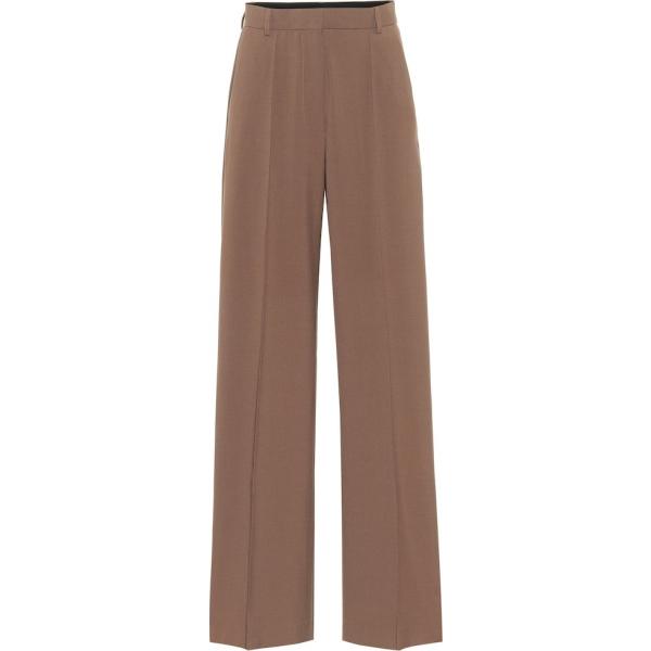 pantaloni a palazzo Nanushka marrone