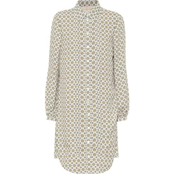 vestiti chemisier Tory Burch verde con stampe