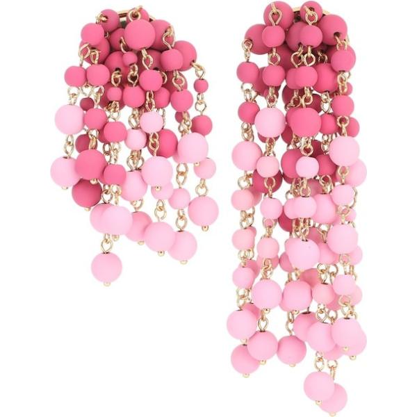 boucles doreilles Jacquemus rose fantaisie