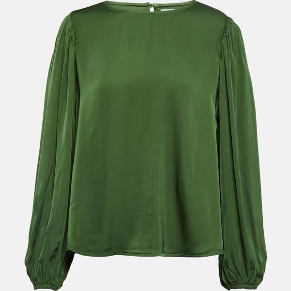 hauts Velvet vert