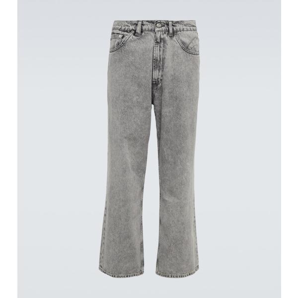 Jeans homme gris clair à fermeture éclair denim Our Legacy