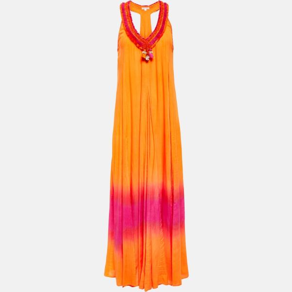 Robe longue femme blanc neige long viscose Poupette St Barth
