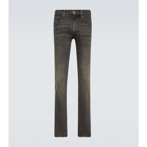 Jeans homme gris foncé à fermeture éclair polyester Polo Ralph Lauren