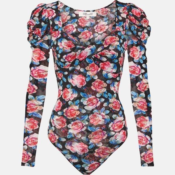 body Diane von Furstenberg blanc imprimé