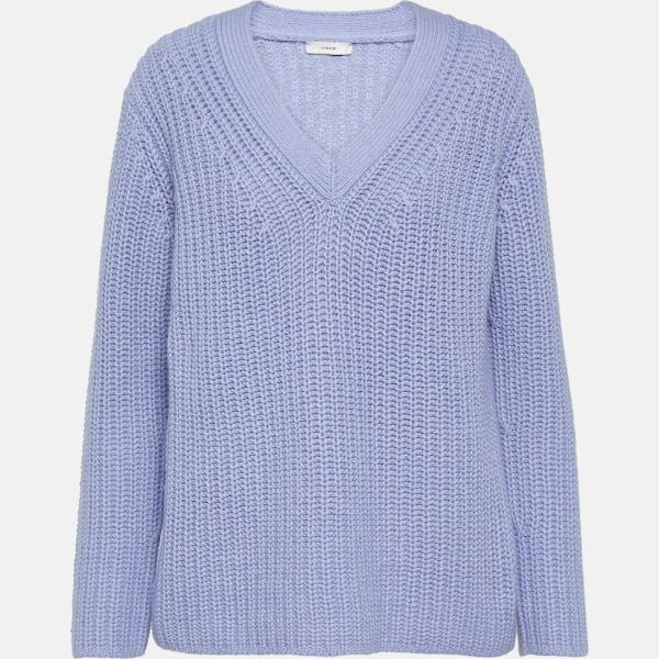 Gros pull femme gris clair tricoté viscose Vince