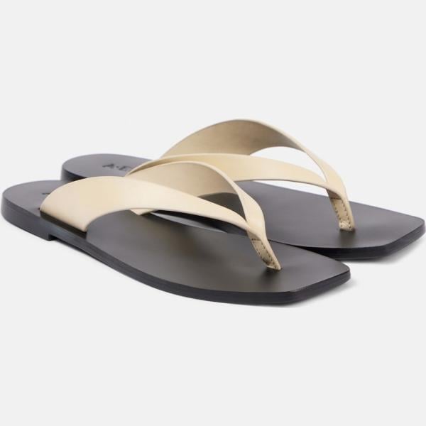 sandales en cuir A.Emery blanc