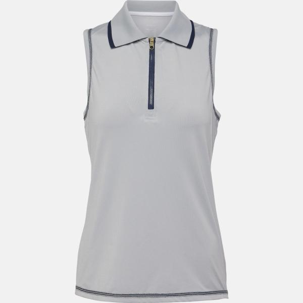 Débardeur à fines bretelles femme blanc neige avec perles à fermeture éclair nylon Varley