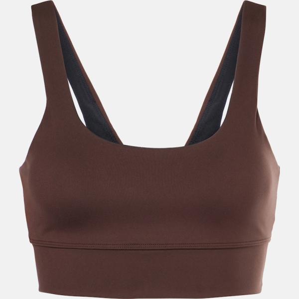 Haut sportif femme marron foncé polyester Varley